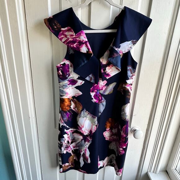 Trina Turk Jasey Ruffle Cap Sleeve Dress - Picture 5 of 7